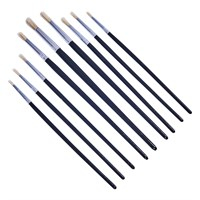 Amtech 9pc Round Art Brush Set